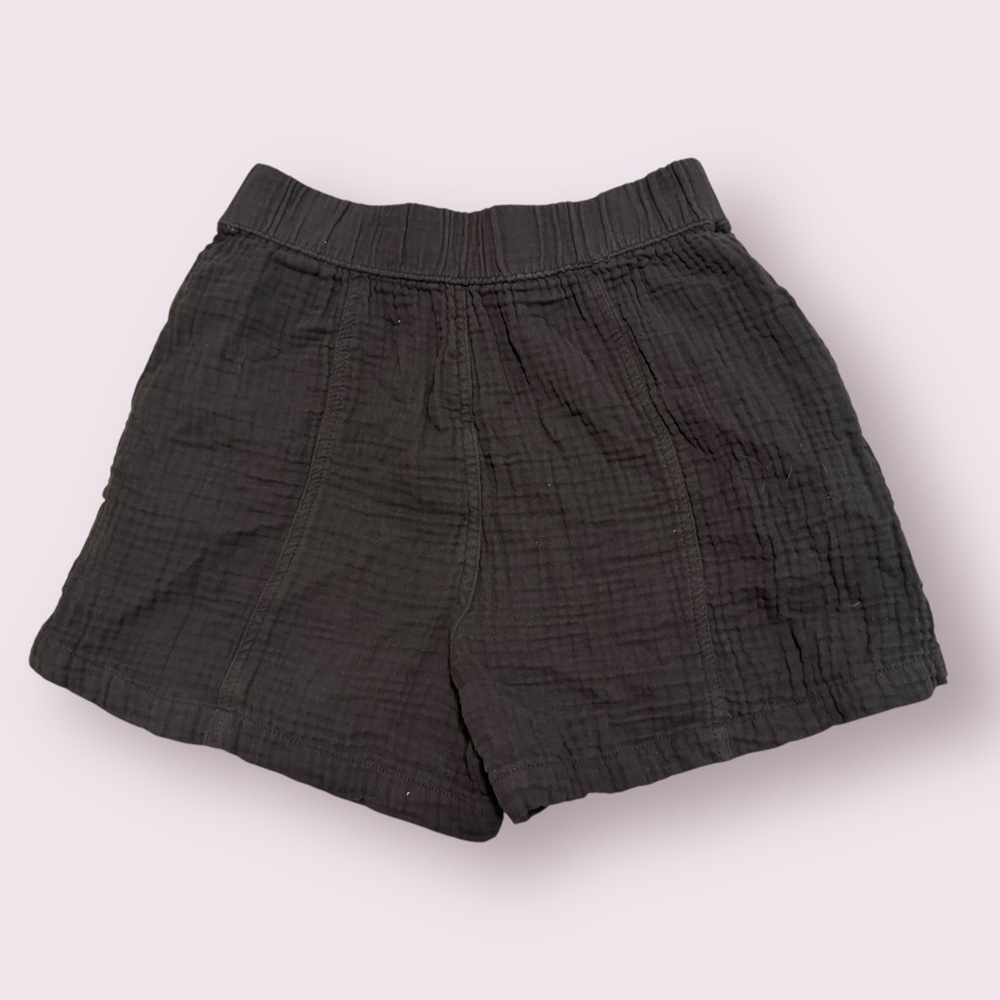Madewell High Rise Textured Pull On Shorts Black Size XS - Picture 4 of 4